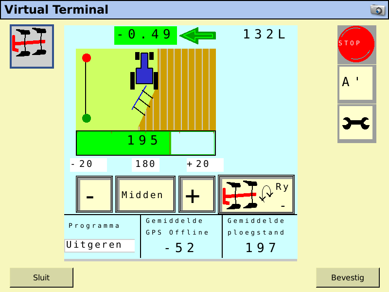 ploegbesturing track control