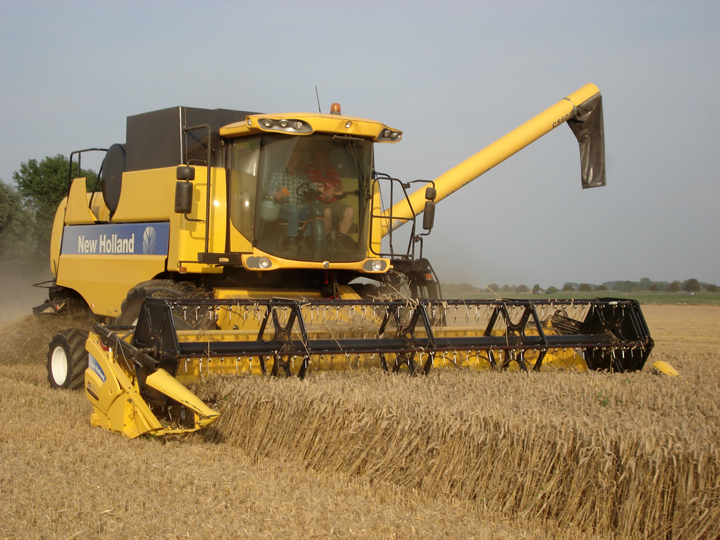 New Holland combine wintertarwe Voorne-Putten Agrifoto